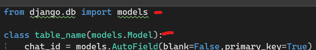 django python no changes detected extend model